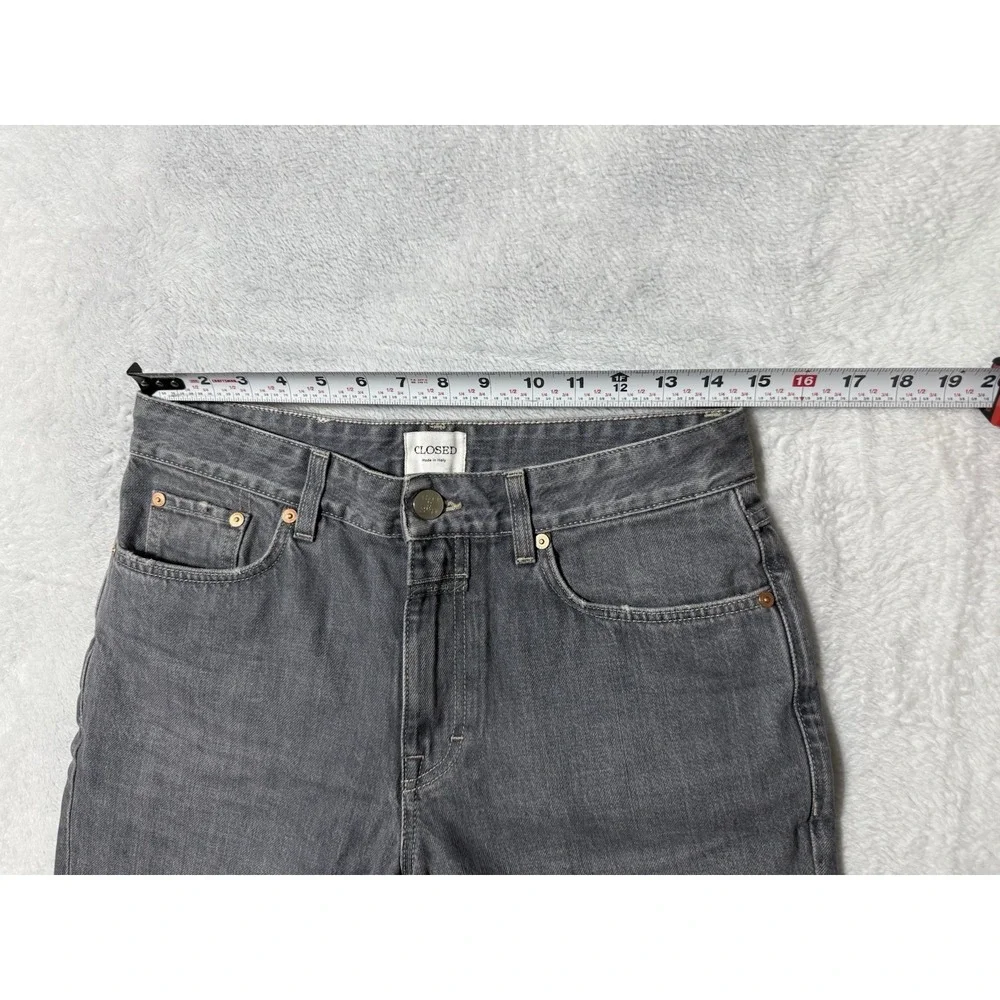 Closed Jeans Women 29 Gray‎ Medium Wash High Rise Relaxed Italian 29x27